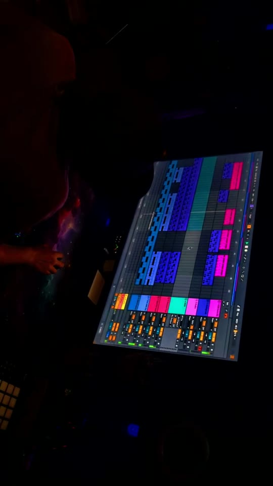 An original arrangement taking shape in Ableton Live